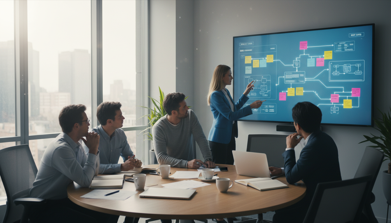 découvrez miro, un outil interactif conçu pour faciliter la gestion d’équipe et stimuler le brainstorming collaboratif, optimisant la productivité et la créativité de vos projets.