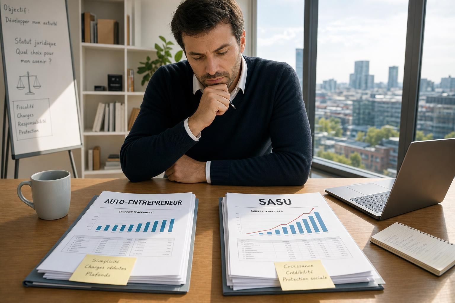 découvrez quel statut choisir entre auto-entrepreneur et sasu lorsque votre chiffre d'affaires augmente, pour optimiser votre gestion et votre fiscalité.