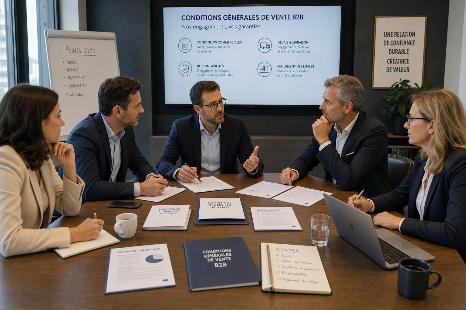 découvrez les éléments essentiels à inclure dans vos conditions générales de vente b2b pour assurer votre protection juridique et sécuriser vos transactions commerciales.